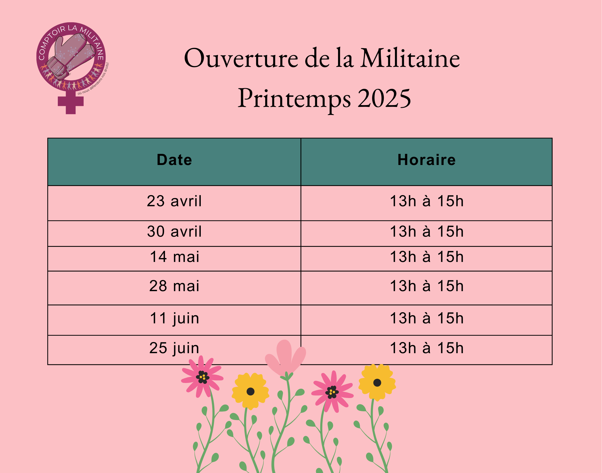 Calendrier militaine printemps 2025-min